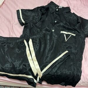 Victoria secret satin pj set
